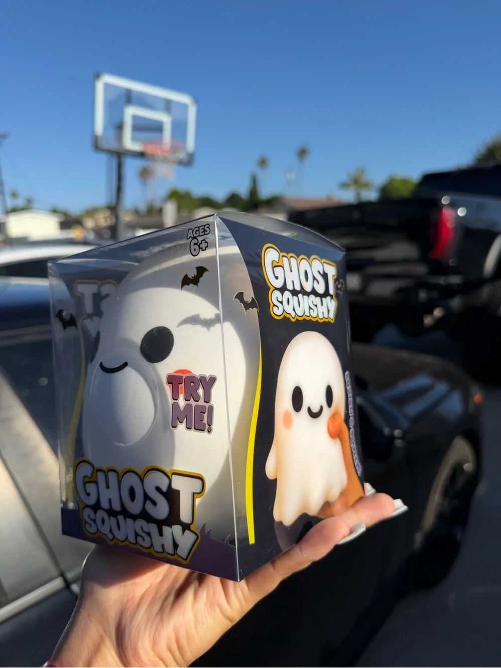 6 Piece - Large Ghost Squishy 3 Boy 3 Girl Halloween